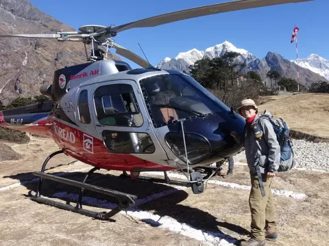 Everest Base Camp Honeymoon Tour by Helicopter with Pokhara