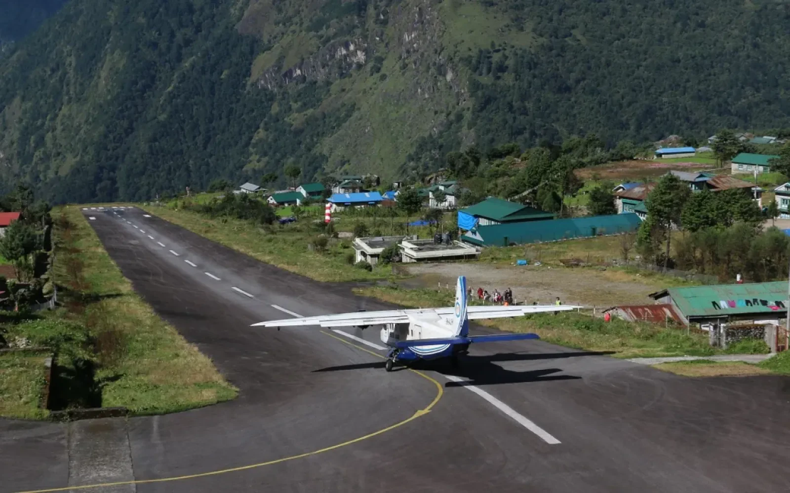 What is the alternative to a Lukla flight?