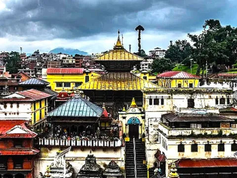 Pashupatinath Temple in Kathmandu, Nepal.