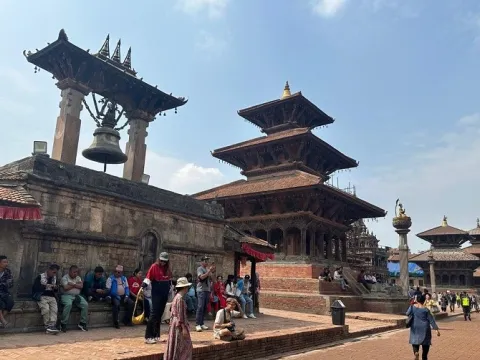 Historic temples and heritage sites in Kathmandu Valley.