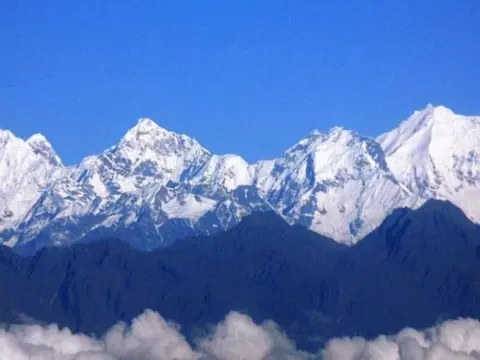 Ganesh Himal mountain view on trek