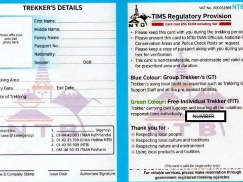 Is TIMS Card still in practice for trekking in Nepal?