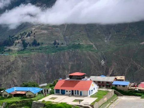 Juphal village in the Dolpo region of Nepal.