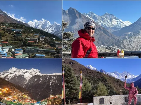 Highlights of the 7-day Everest Luxury Trek with Everest and Ama Dablam.