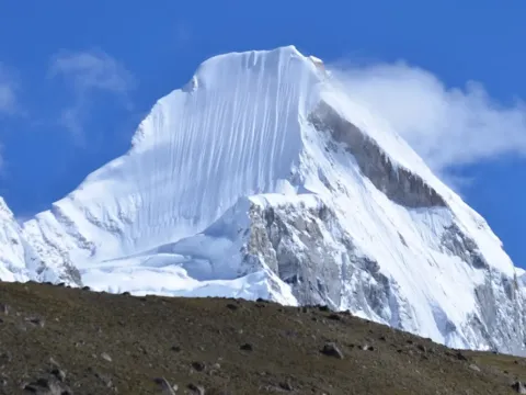Mount Lengteng in the Everest Base Camp region of Nepal.