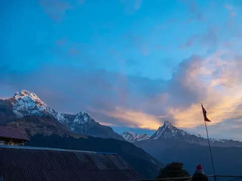 Trekking from Ghorepani to Ghandruk