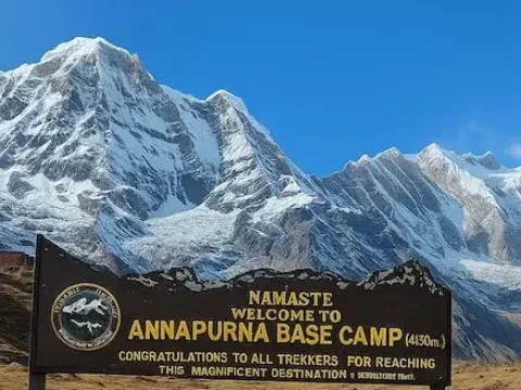 Trekking from Deurali to Annapurna Base Camp