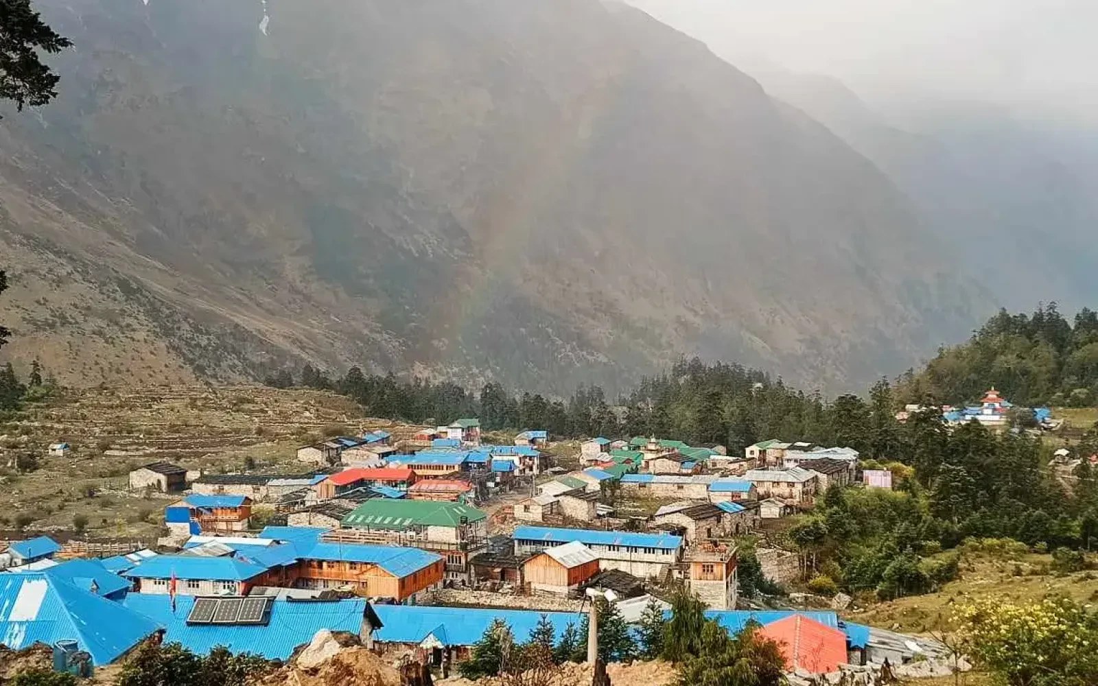 Trekking from Lho Gaon to Samagaon