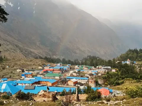 Trekking from Lho Gaon to Samagaon