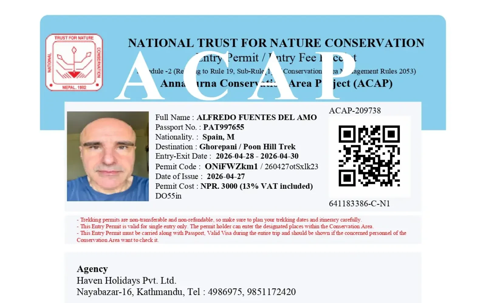 Annapurna Circuit Trek: Required Permits