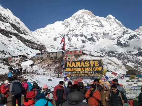 Hot Shower and Laundry on Annapurna Base Camp Trek