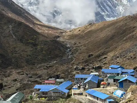 Machhapuchhre Base Camp: Last Village before ABC