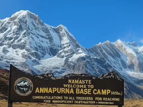 Trekking from Deurali to Annapurna Base Camp