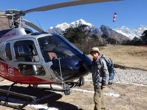 Commercial Helicopter Flight in Everest Region is Banned from the first of January, 2025