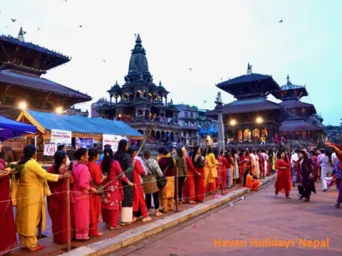 Nepali Hindu Observe Shree Krishna Janmashtami