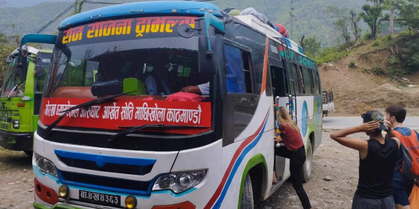 Kathmandu to Machhakhola Bus
