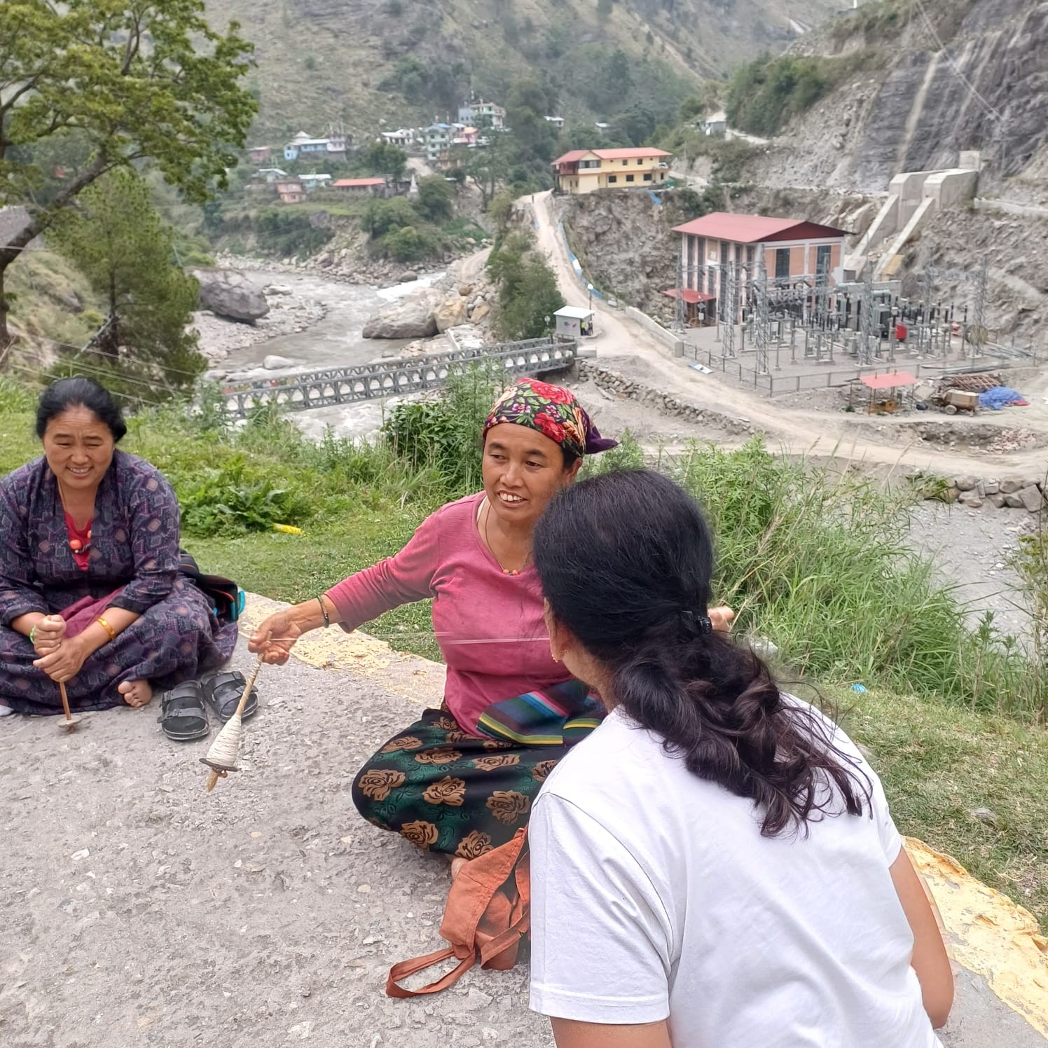 Local people and their daily survival works daily on Langtang Valley Trek