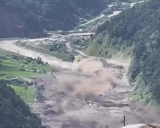  Rasuwa 2026 flood aftermath following the flash flood that occurred on the morning of August 26, 2026, causing damage in the region