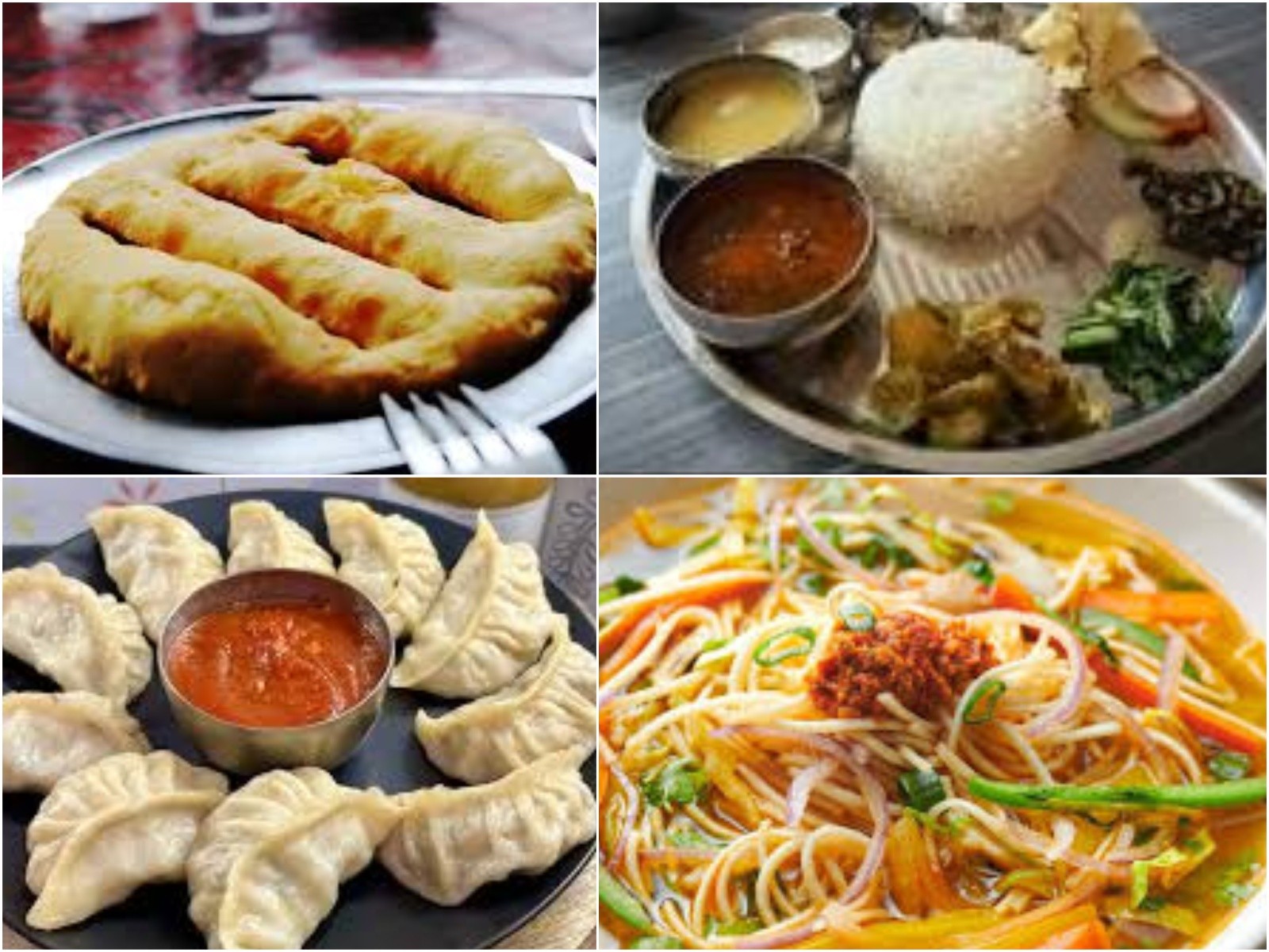 Traditional trekking meal on the Langtang Valley Trek