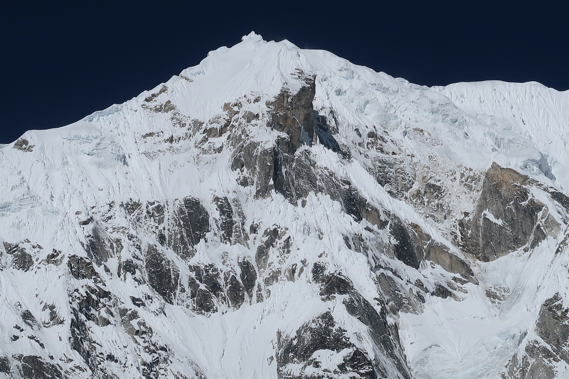 Langtang Lirung mountain Nepal Langtang Valley trek Himalaya