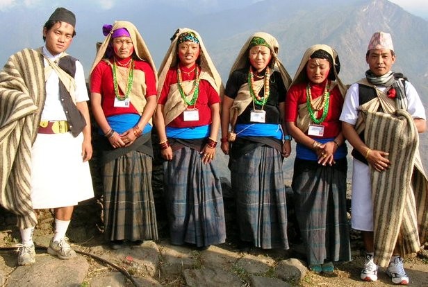 Gurung culture Lower Annapurna Nepal