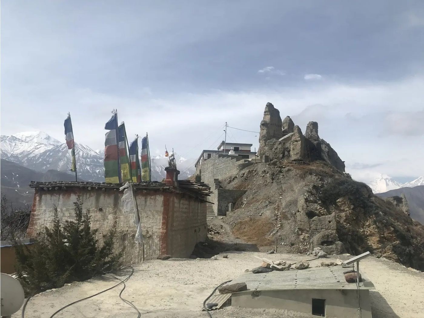 Jhong Village trek in Mustang Nepal traditional Himalayan mountain village