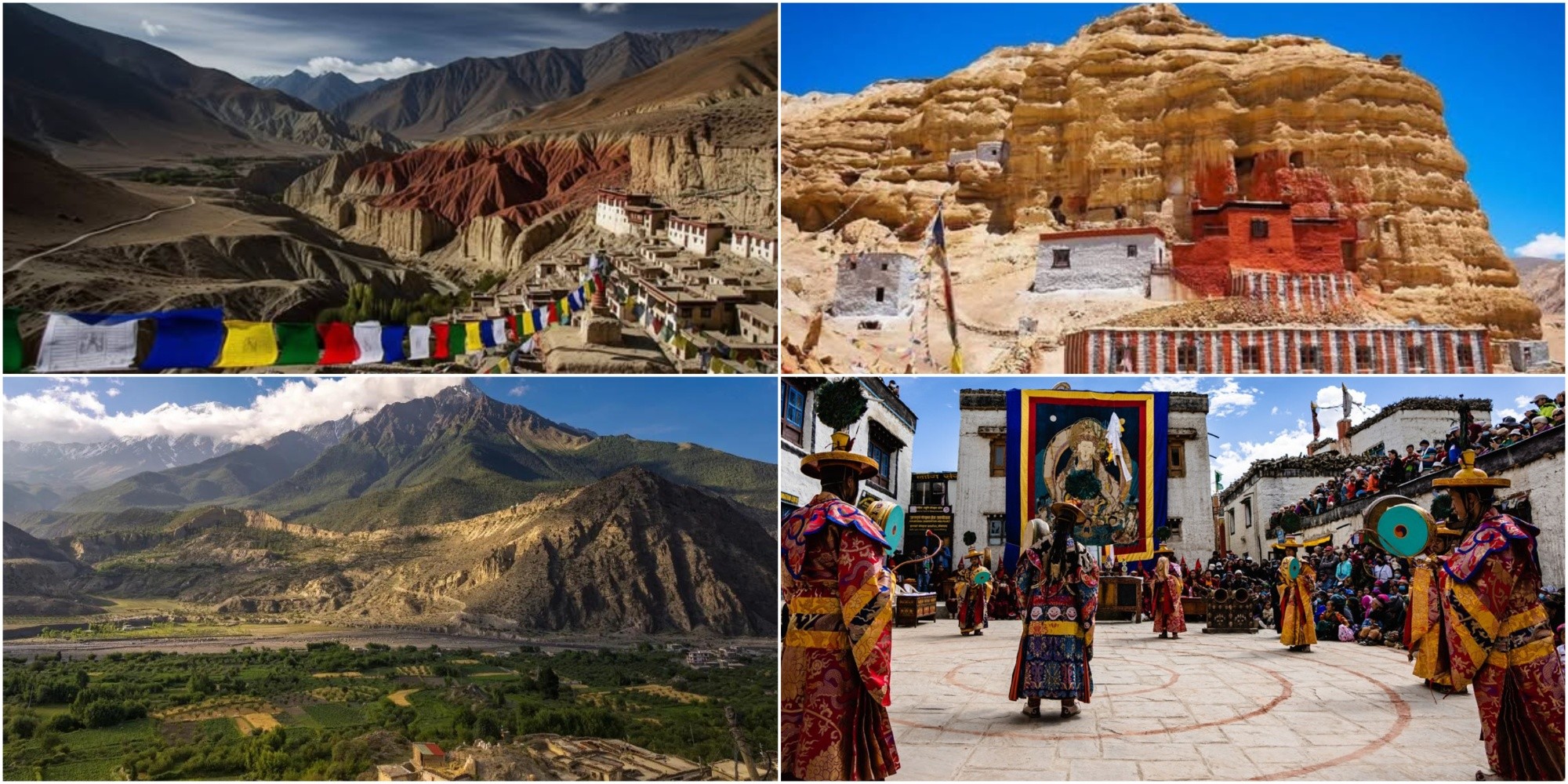 Upper Mustang trekking highlights with monasteries and Lo Manthang