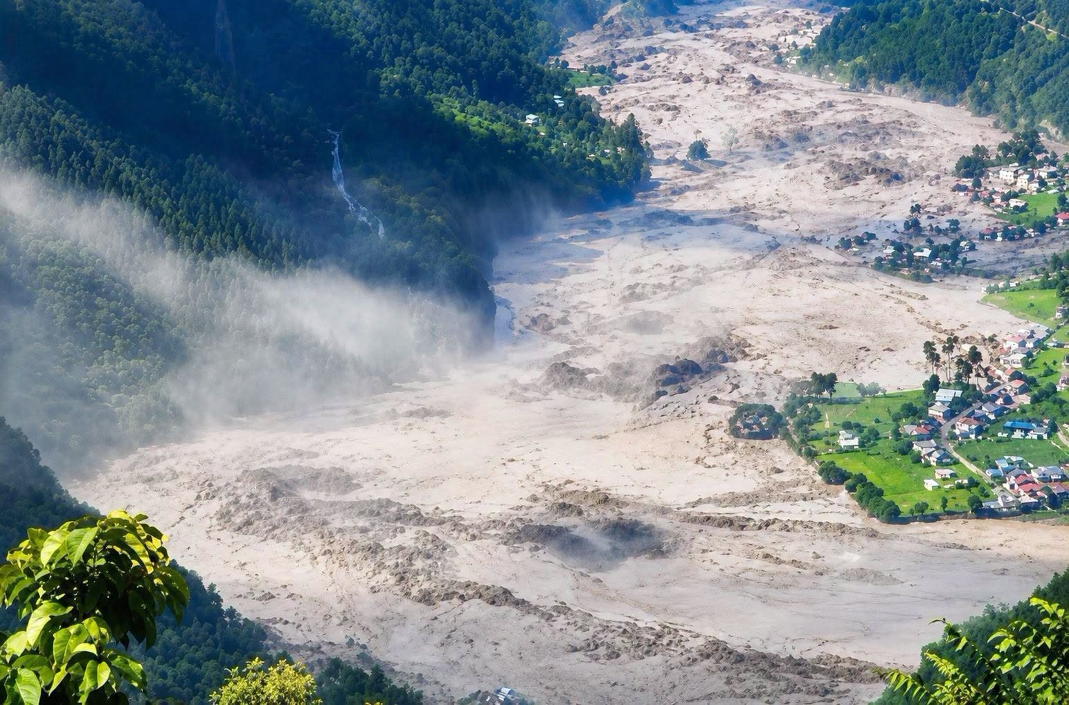 August 2026 flash flood and debris flow affecting the Rasuwa region near the Langtang Valley, Nepal.