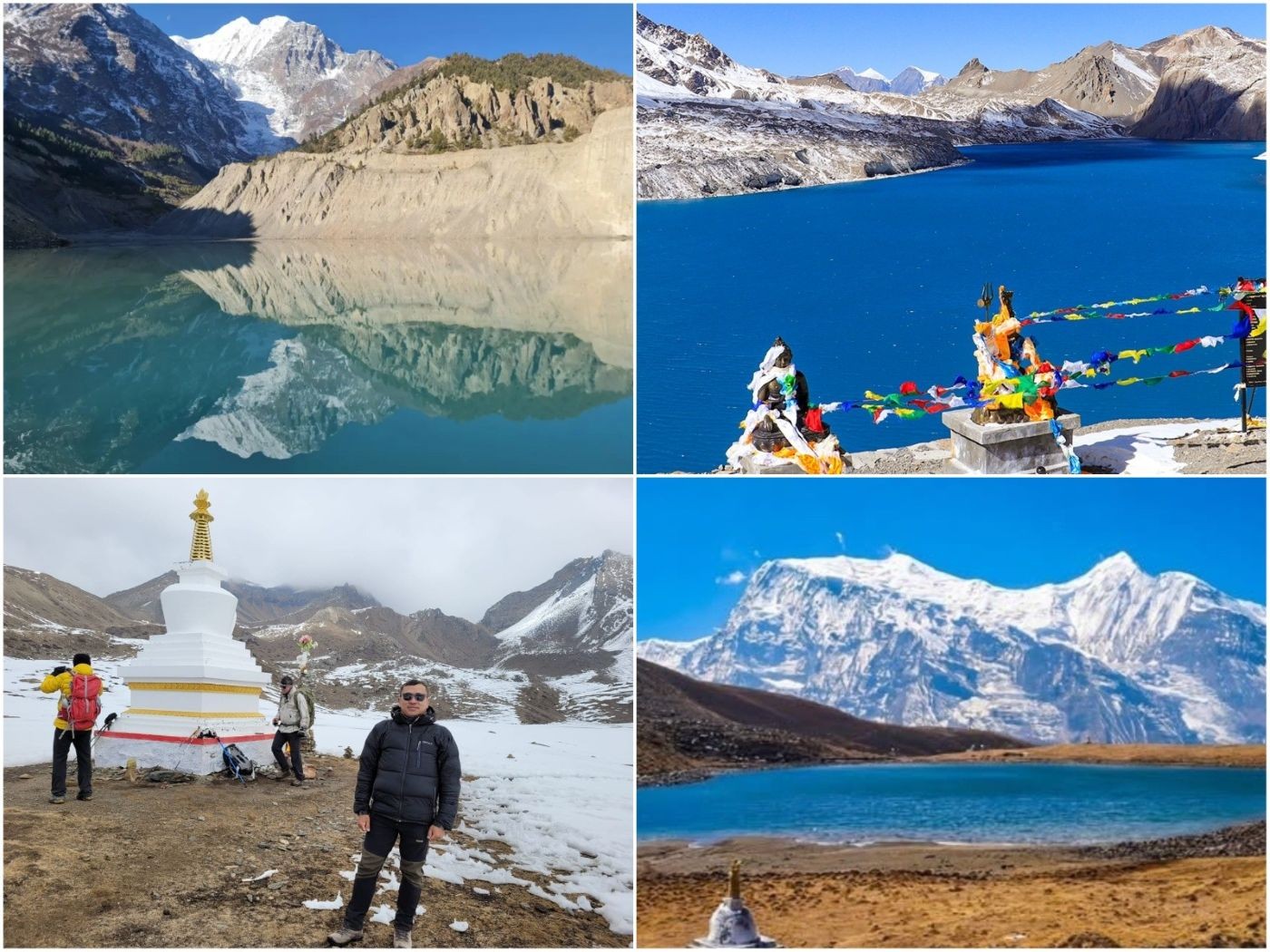 Annapurna Circuit side trips Ice Lake Tilicho Lake Manang Thorong Pass Nepal trek