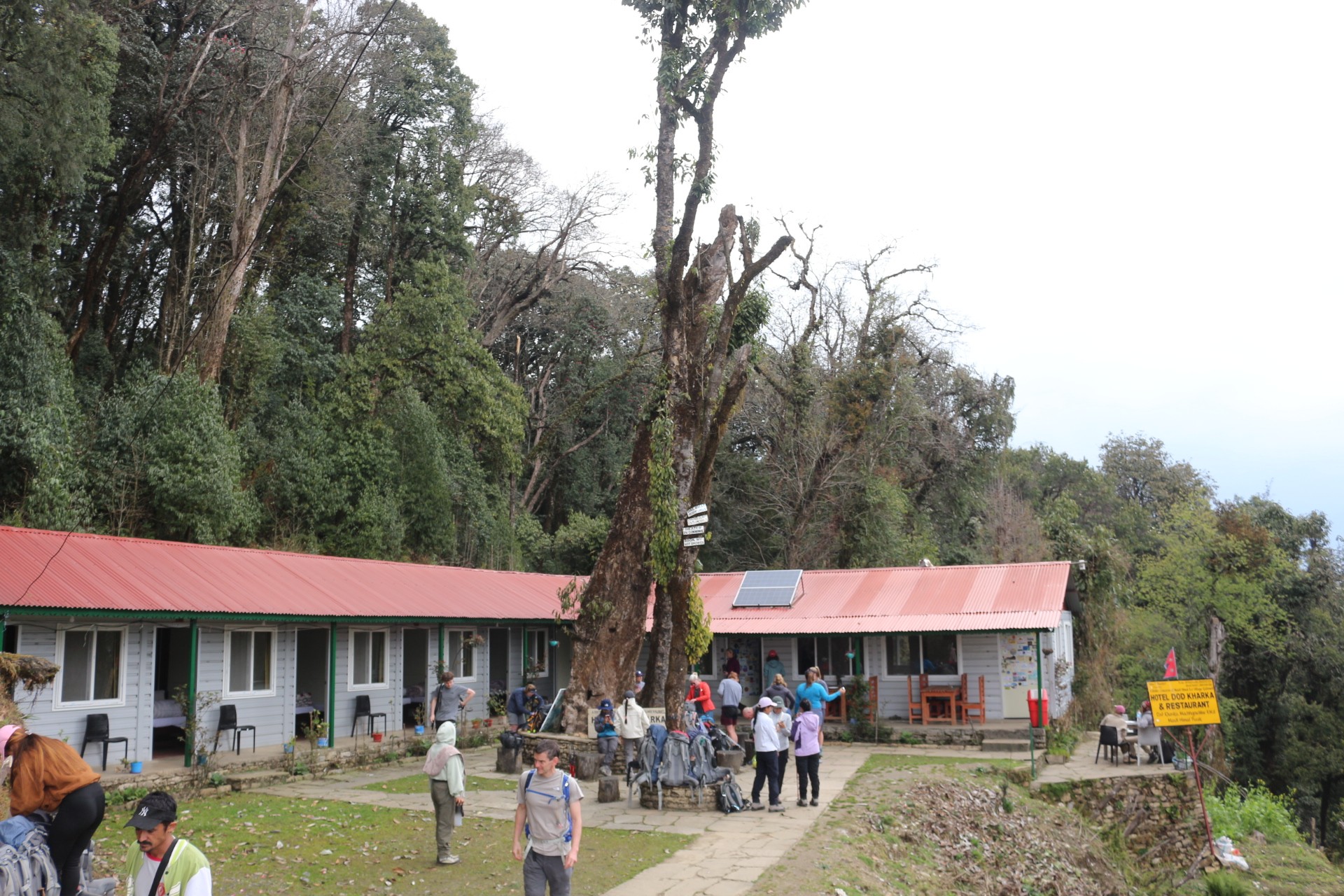 Tea House on Mardi Himal Trek, Nepal Himalayas