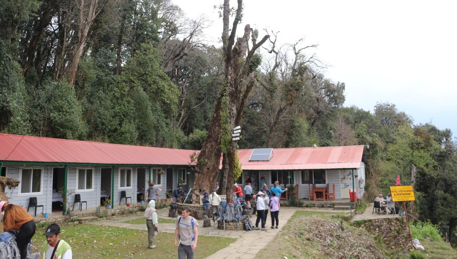 Tea House on Mardi Himal Trek, Nepal Himalayas