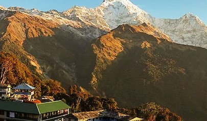 Tadapani Village with Mountain