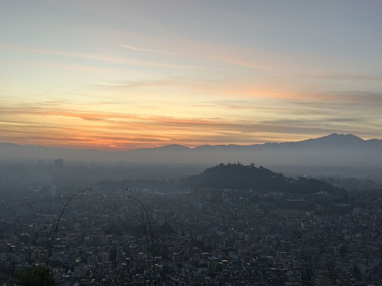 Himalayan sunrise tour near Kathmadu.
