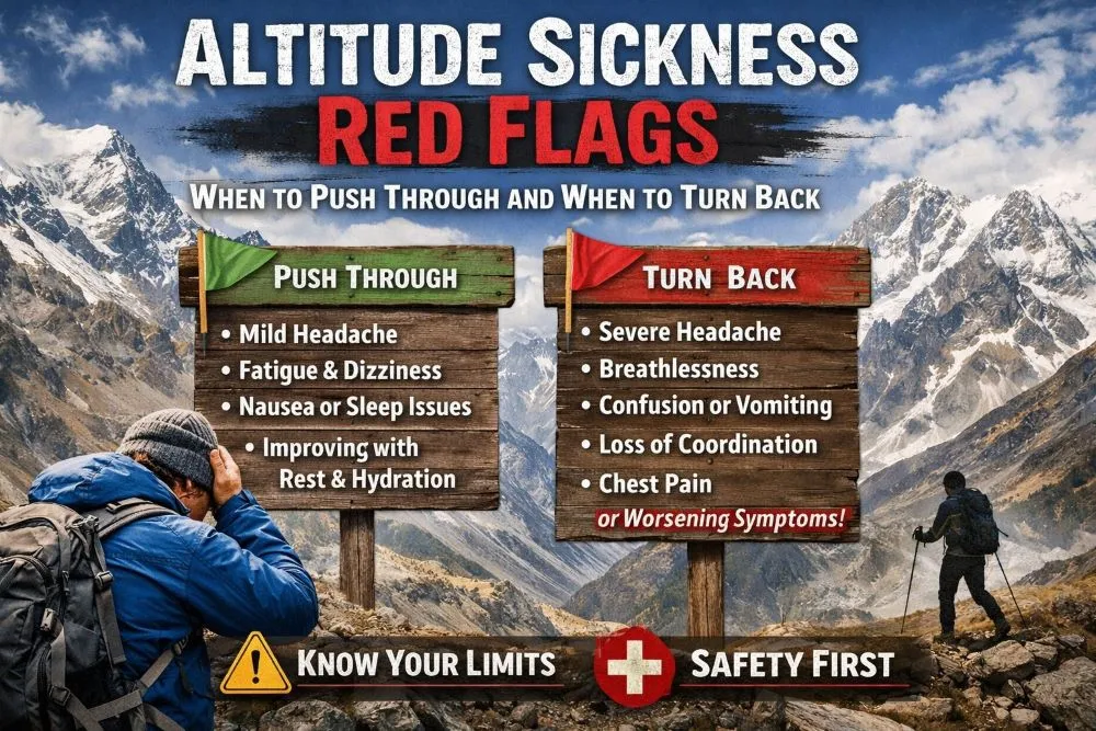 Altitude sickness awareness and prevention tips for trekkers on the Everest Base Camp trek in Nepal.