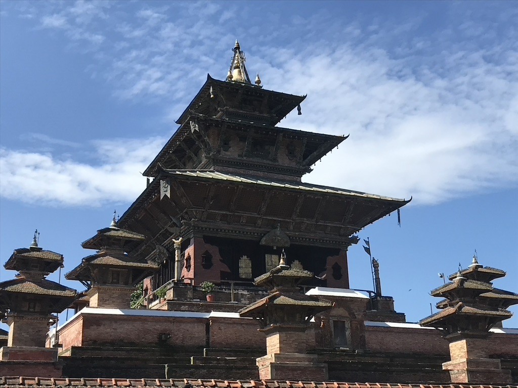 Historic Kathmandu Durbar Square featuring ancient temples, palace courtyards, pagoda-style architecture, and intricate Newari carvings in Kathmandu, Nepal