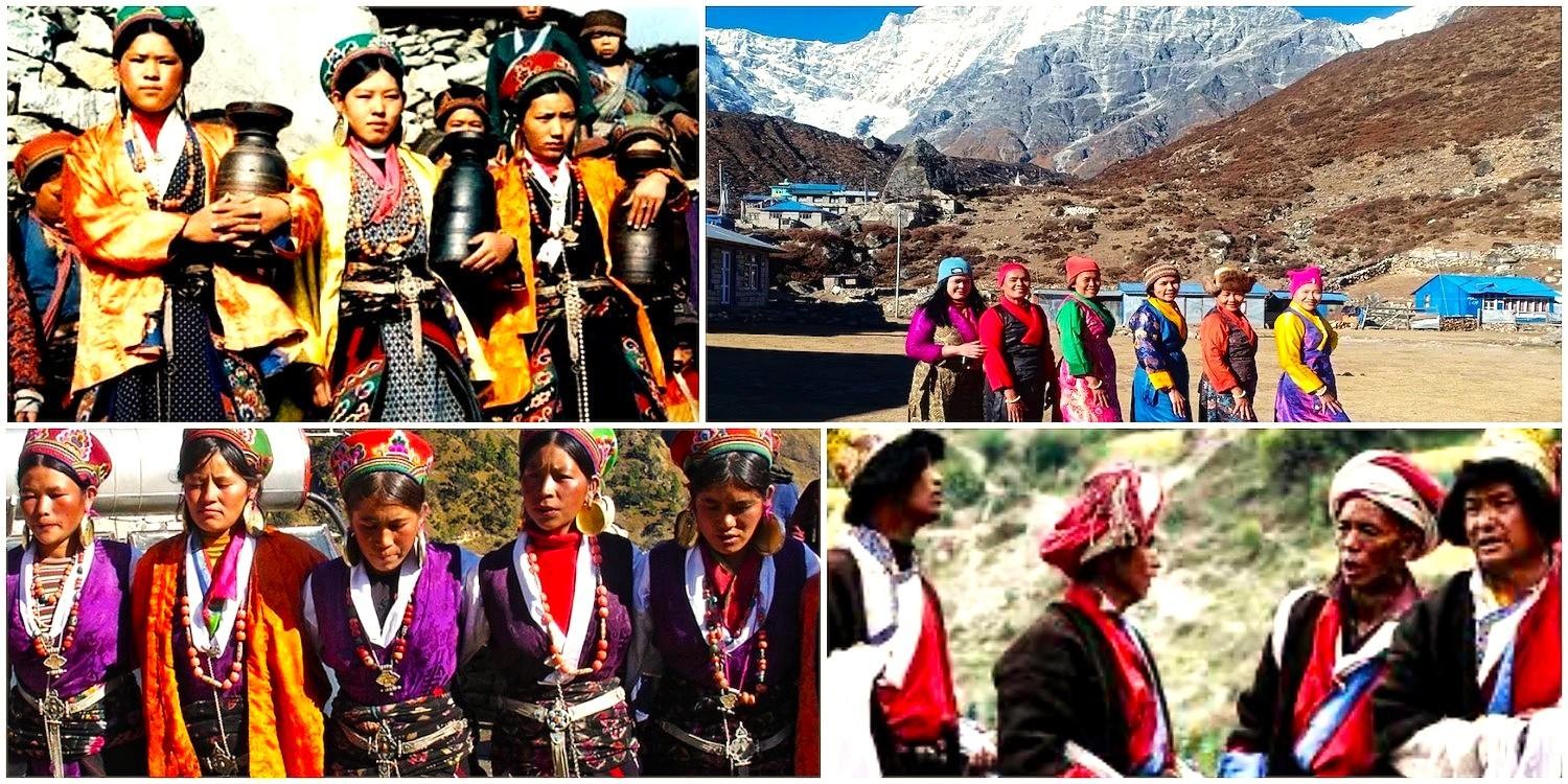 Tamang cultural heritage in Langtang Valley featuring traditional villages, Buddhist monasteries, prayer flags, yak pastures, and local festivals along the Langtang Valley Trek in Nepal.