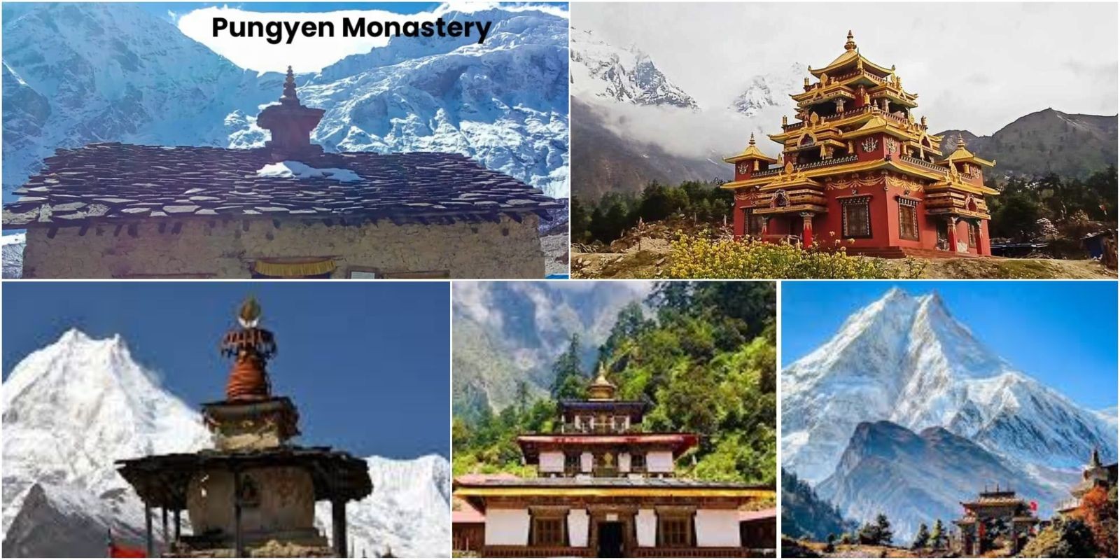Ancient monastery along the Manaslu Circuit Trek.