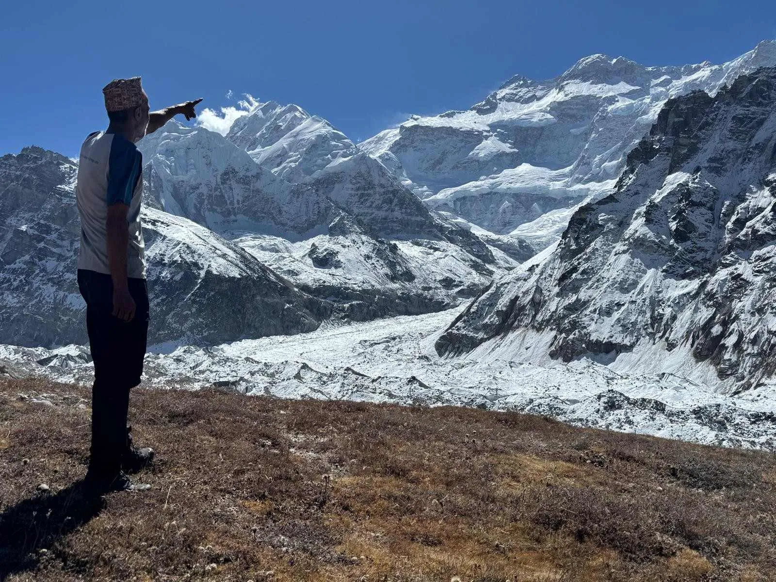 Kanchenjunga Base Camp Trek in October with spectacular Himalayan peaks, pristine glaciers, remote mountain villages, and autumn scenery in Nepal.