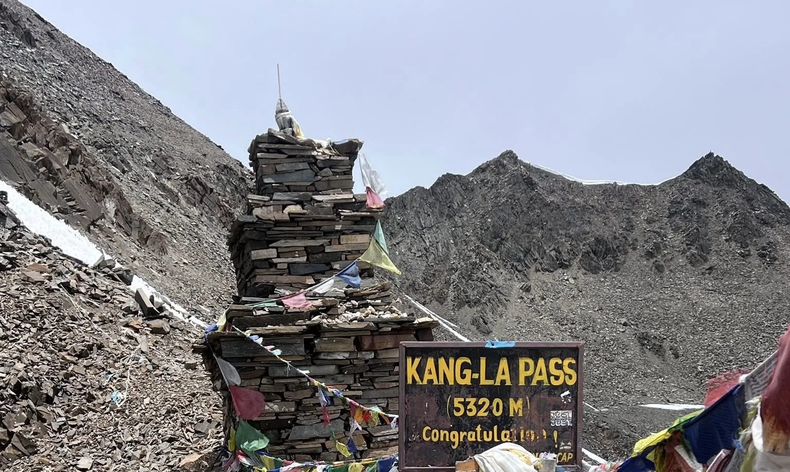 Kang La Pass connecting Nar Phu Valley and Manang.