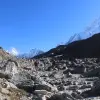Mountain Views on the way to Gorekshep from Lobuche